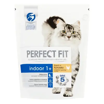 Perfect Fit Indoor 1+ krmivo pro kočky s kuřetem 750 g