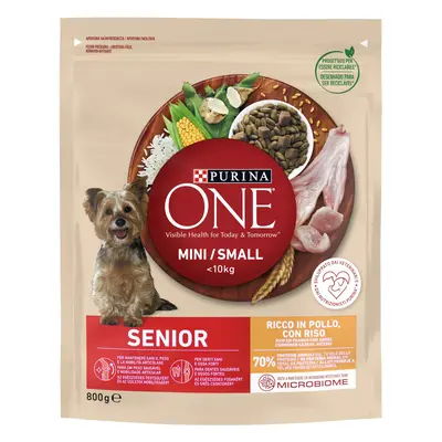 Purina ONE Mini Senior granule pro psy 0,8 kg