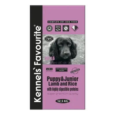 Kennels' Favourite Puppy & Junior Lamb and Rice 12,5 kg