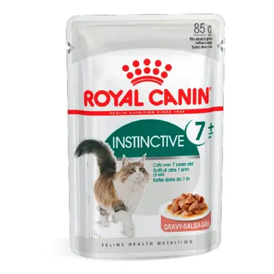 Royal Canin Instinctive 7+ - vlhké krmivo s omáčkou pro stárnoucí kočky 12 x 85 g