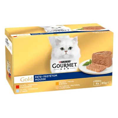 Gourmet Gold Paštika mokré krmivo 12 x (4 x 85 g)
