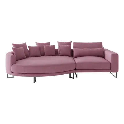 Livetastic POHOVKA BIG SOFA, textil, magenta