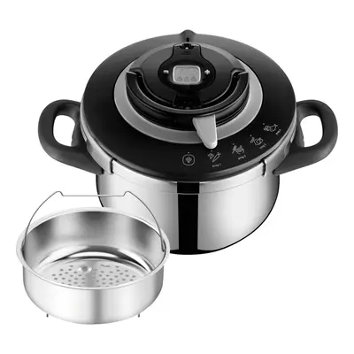 Tlakový hrnec Tefal Clipso+ CHEF 4,5 l P4550632 Nerezový/Černý