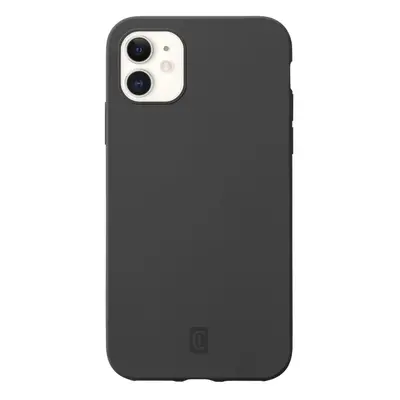 pouzdro na mobil Ochranný silikonový kryt Cellularline Sensation pro Apple iPhone 12 mini, černý