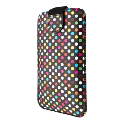 pouzdro na mobil Pouzdro Fixed Soft Slim se zavíráním, Pu kůže, velikost 4Xl, motiv Rainbow Dots