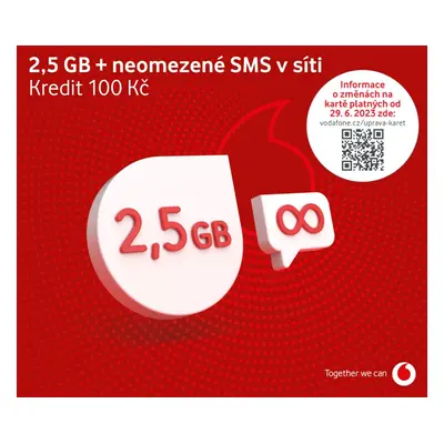 Vodafone Sim karta na data