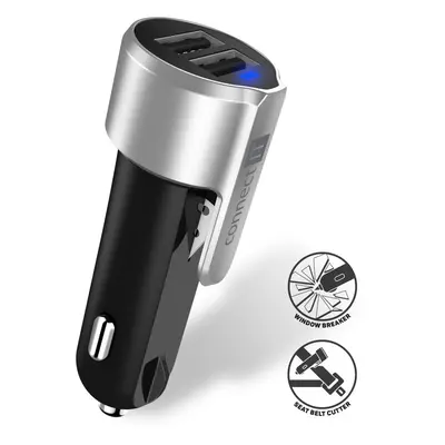 nabíječka pro mobil Ccc-7070-sl - Connect It Emergency Car Charger, stříbrná