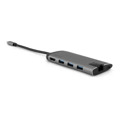 Verbatim Usb hub Víceportový rozbočovač Usb-c, Usb 3.1 Gen 1 / 3× Usb 3.0 / Hdmi / Sdhc / Micros