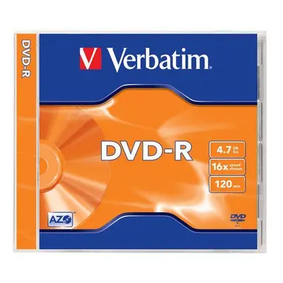 Verbatim datový nosič Dvd-r 4,7GB 16x, 1ks (43519)