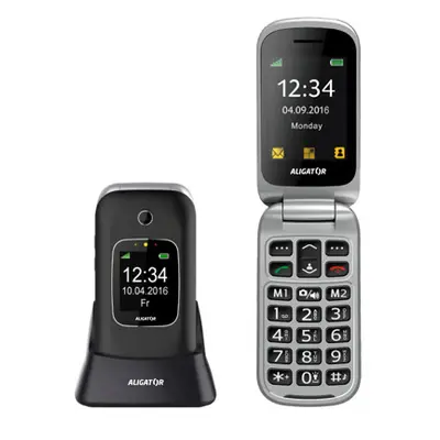 Aligator mobilní telefon V650 Senior Black