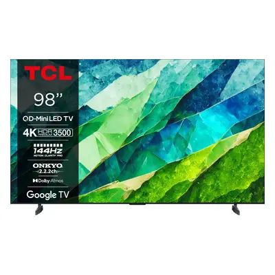 Tcl Qled televize 98C855 Mini Led Qled