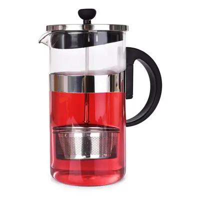 BOROSIL TEA HOUSE | 1 L skleněná konvice s nerezovým sítkem na čaj a víčkem