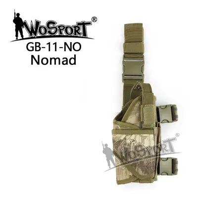 Wosport Taktické stehenní pouzdro Tornado, Kryptek Nomad