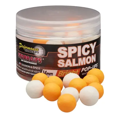 Starbaits Plovoucí Boilies POP UP Bright Spicy Salmon Hmotnost: 50g, Průměr: 14mm