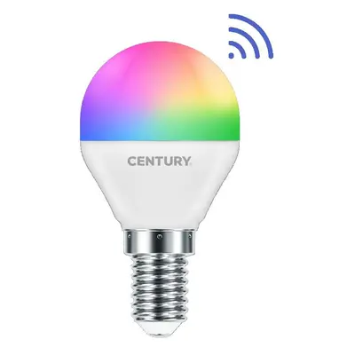 CEN H1GSMA-061400 LED G45 SMART WIFI 6W E14 CCT RGB/3000-6500K 180d DIM Tuya WiFi - CENTURY