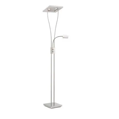 LD 11776-55 HELIA LED stojací lampa se čtecím ramenem, ocel, design 3000K - LEUCHTEN DIREKT / JU