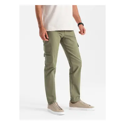 Pánské kalhoty Ombre Clothing STRAIGHT LEG CARGO V2 OM-PACG-0204