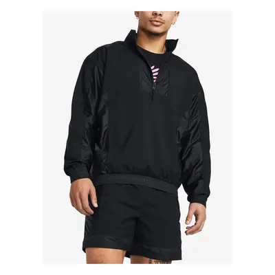 Černá pánská sportovní lehká bunda Under Armour Curry Woven Jacket