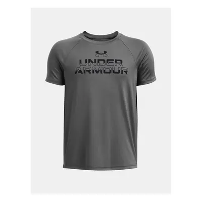 Chlapecké tričko Under Armour UA Tech Split Wordmark SS