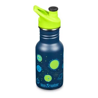 Dětská nerezová lahev Klean Kanteen Kid Classic Narrow w/Sport Cap - planets 355 ml