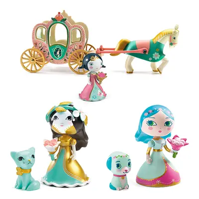 Balíček Arty Toys - princezny Luna & Eva & Mila & kočár