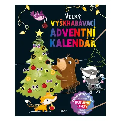 Velký vyškrabávací adventní kalendář