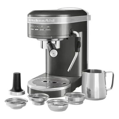 Pákový kávovar KitchenAid Artisan 5KES6503 - stříbřitě šedá