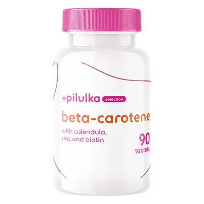 PILULKA SELECTION Beta-karoten s měsíčkem lékařským + zinek a biotin tablet