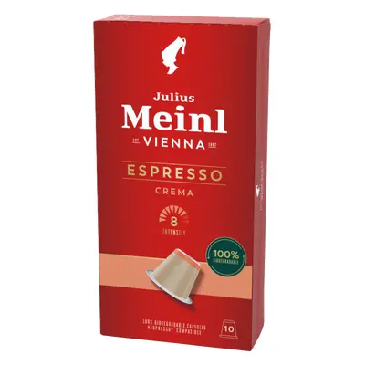 JULIUS MEINL Kompostovatelné kapsle Inspresso Espresso Crema kapslí