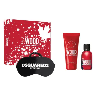 DSQUARED2 Wood pour Homme set - toaletní voda + sprchový gel + noční maska