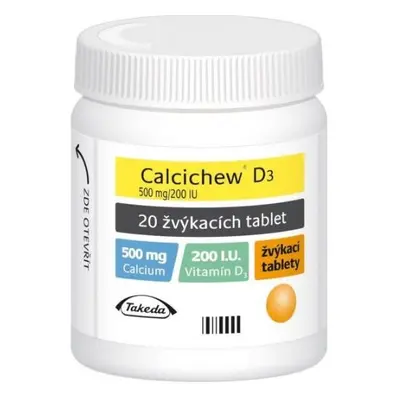 CALCICHEW D3, 500mg/200IU tablet