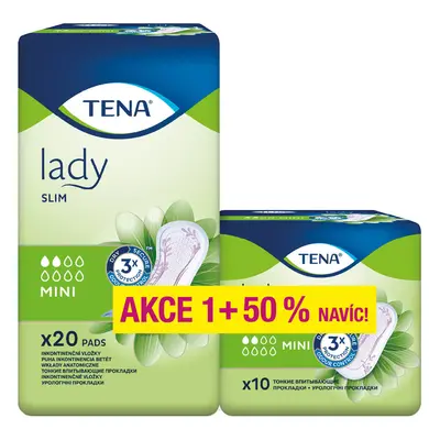 TENA Lady Slim Mini Inkontinenční vložky ks