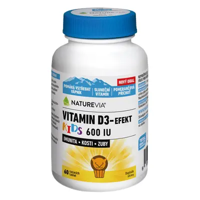 NATUREVIA Vitamin D3-Efekt Kids, cucací tablety ks