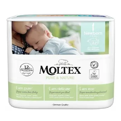 Moltex Pure & Nature Novorozenecké pleny 2-4 kg 22ks