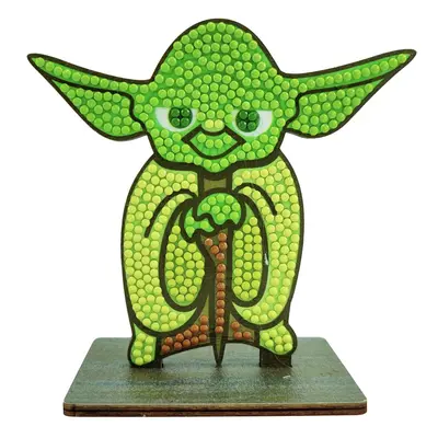 Diamantové malování postava Star Wars Yoda - 3 ks