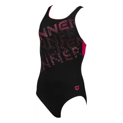 Dívčí plavky arena rhyming swim pro back one piece junior