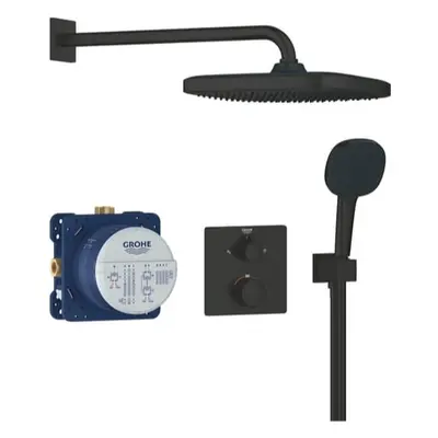 Grohe Precision Thermostat sprchový systém včetně podomítkového tělesa černá matná 348822430 G34