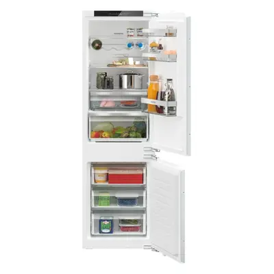 Vestavná lednice Siemens s mrazákem dole 177,2 x 54,1 cm ploché panty KI86NVFE0