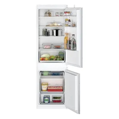 Vestavná lednice Siemens s mrazákem dole 177,2 x 54,1 cm pojezdy KI86VNSE0