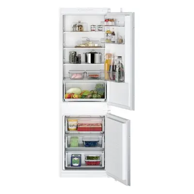 Vestavná lednice Siemens s mrazákem dole 177,2 x 54,1 cm pojezdy KI86NNSE0