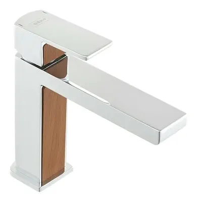 Umyvadlová baterie SIKO Elements bez výpusti dekor dřevo SIKOBSEL271DD