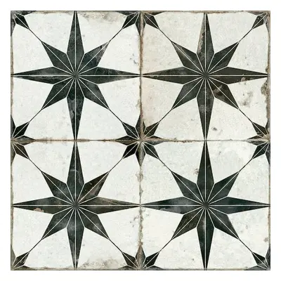 Dlažba Peronda FS Star negro 45x45 cm mat FSSTARN