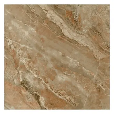 Dlažba Stylnul Piedra marron 45x45 cm lesk PIEDRAMR