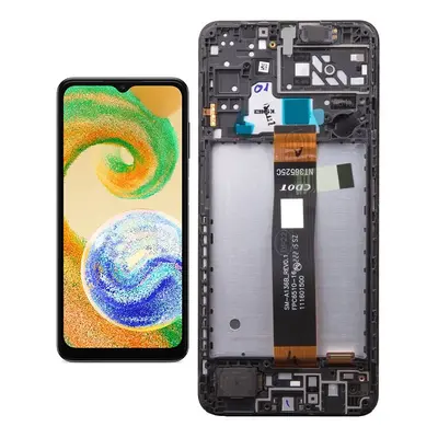 LCD display Samsung A047 Galaxy A04s + dotyk + přední kryt Original Service Pack černý