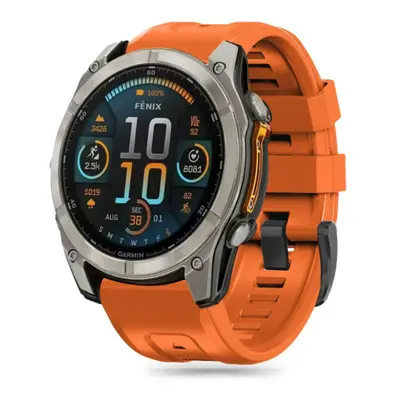 Tech-Protect Silicone řemínek na Garmin Fenix 5x / 5x Plus / 6x / 6x Pro / 7x / 8 51mm, orange