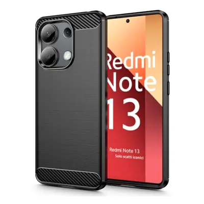 Tech-Protect Carbon kryt na Xiaomi Redmi Note 13 4G, černý