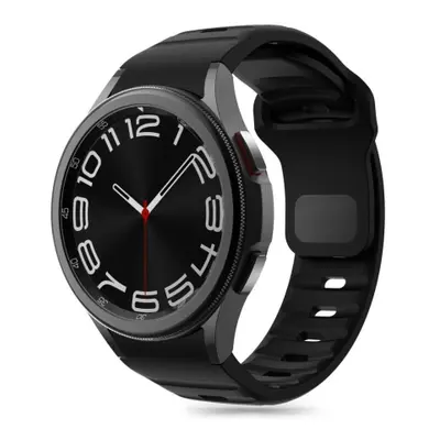 Tech-Protect Silicone Line řemínek na Samsung Galaxy Watch 4 / 5 / 5 Pro / 6 / 7 / FE, black