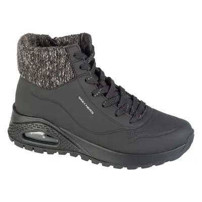 Černé dámské zimní kotníkové tenisky Skechers Uno Rugged - Darling 167988-BLK Velikost: 38
