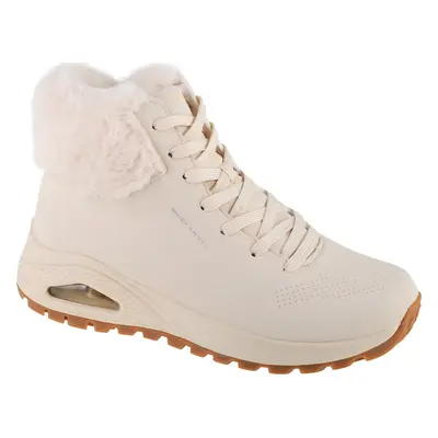 Smetanové dámské zimní kotníkové tenisky Skechers Uno Rugged - Fall Air 167274-NAT Velikost: 37