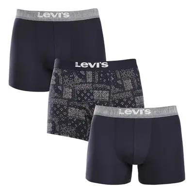 3PACK pánské boxerky Levis vícebarevné (701229550 001) trenky / trenýrky